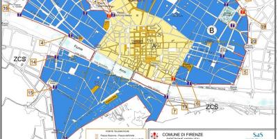 मिलान का नक्शा ztl क्षेत्र